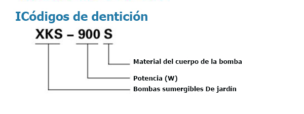 ICódigos de dentición